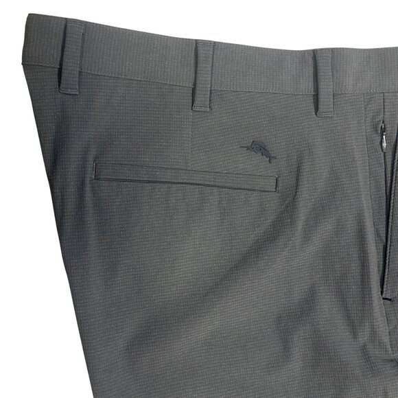 Tommy Bahama Men's Big & Tall Size 48RG Fog Grey 10" Chip Shot Performance Short - Picture 3 of 11